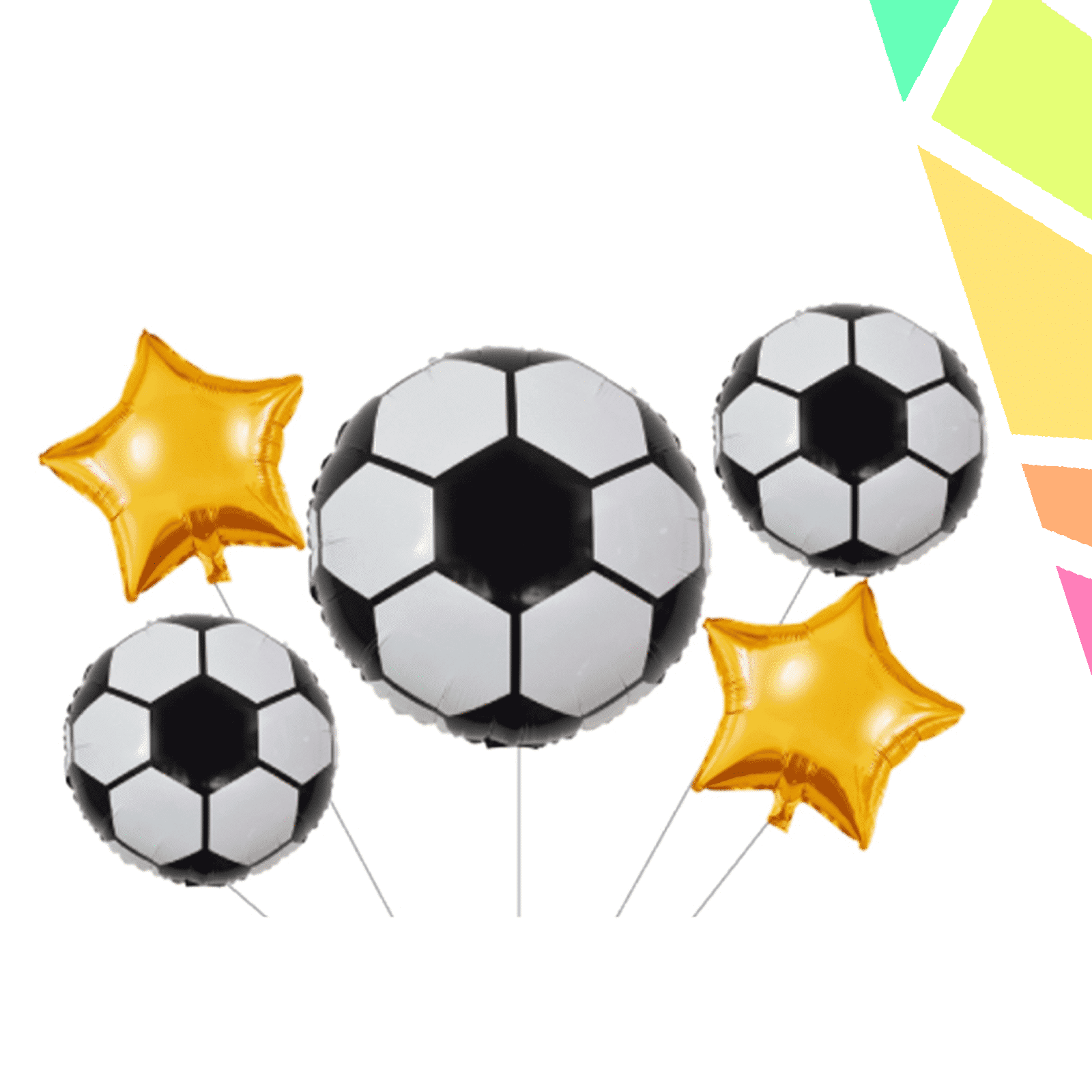 Balon, folie aluminiu, Minge fotbal - imagine 1
