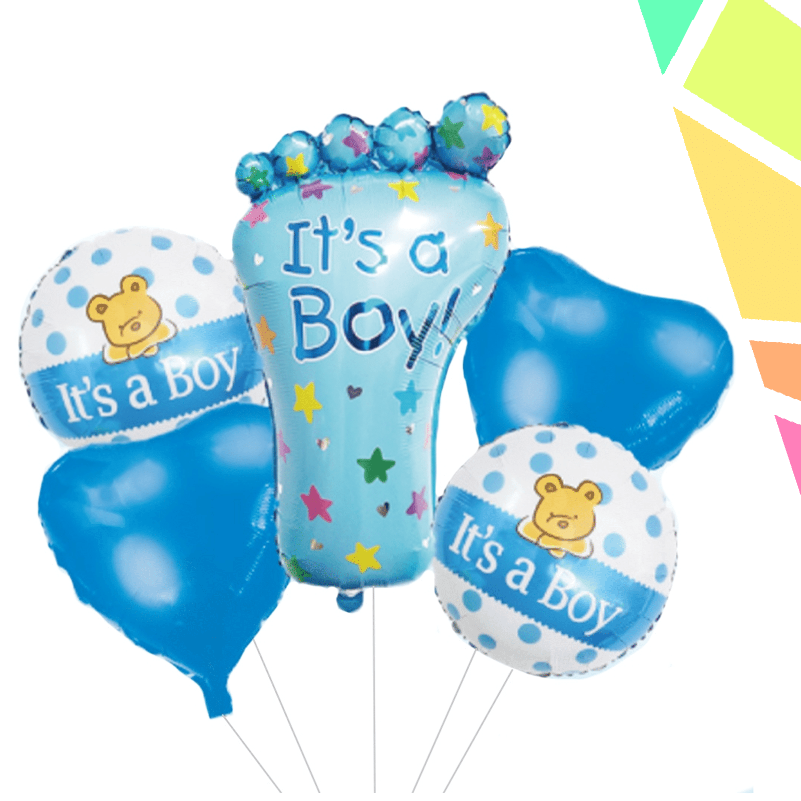 Balon, folie aluminiu, It's a boy - imagine 1