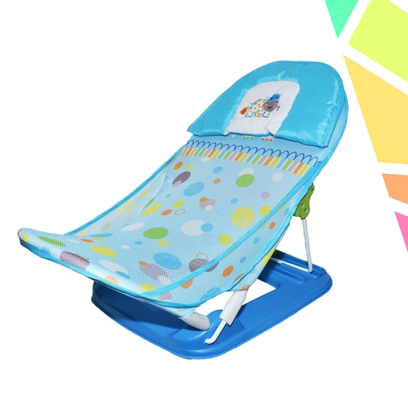 p1653 1 Suport de baie pentru bebelusi, albastru/roz - imagine 1