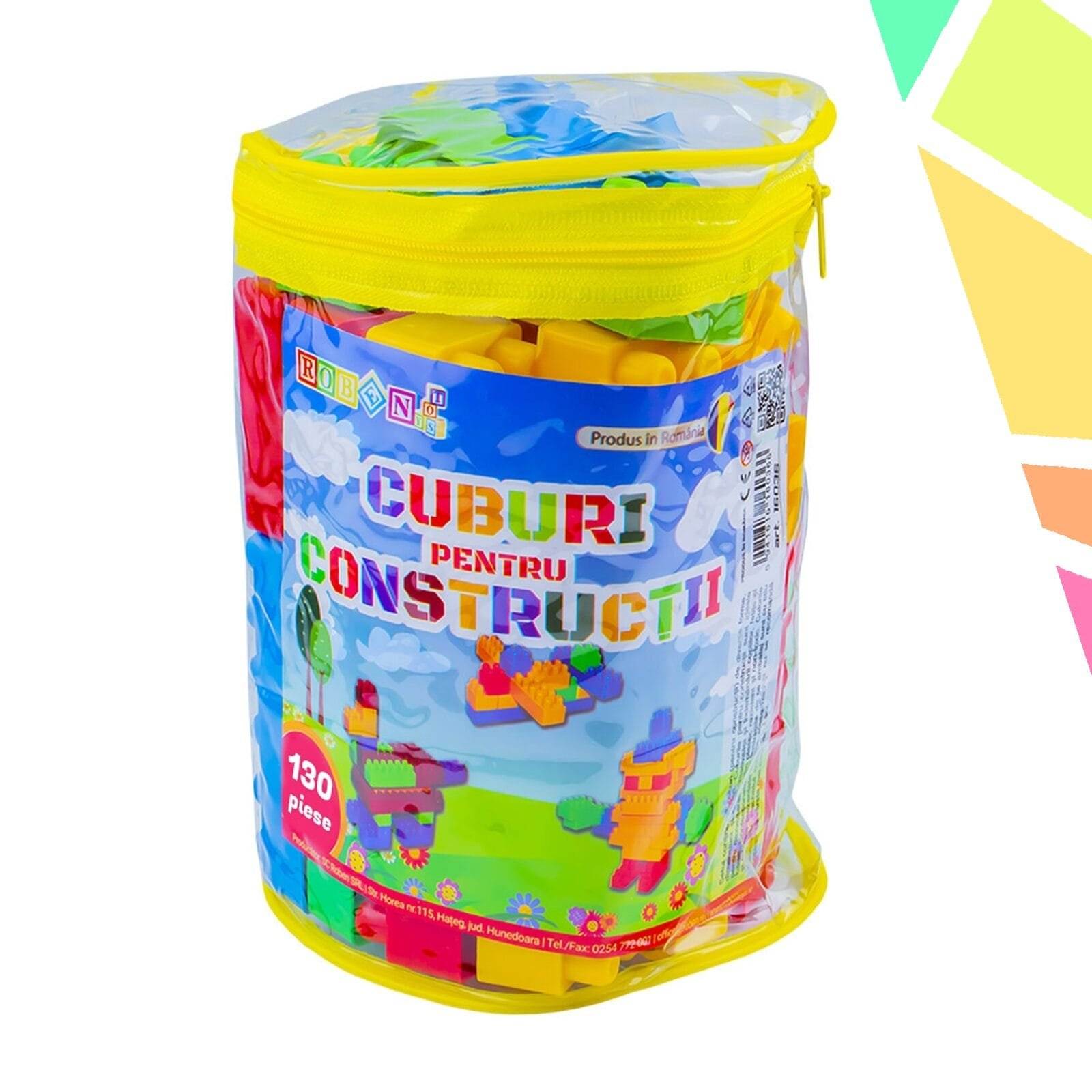 P2169 Cuburi 65 piese - ROBENTOYS - imagine 1