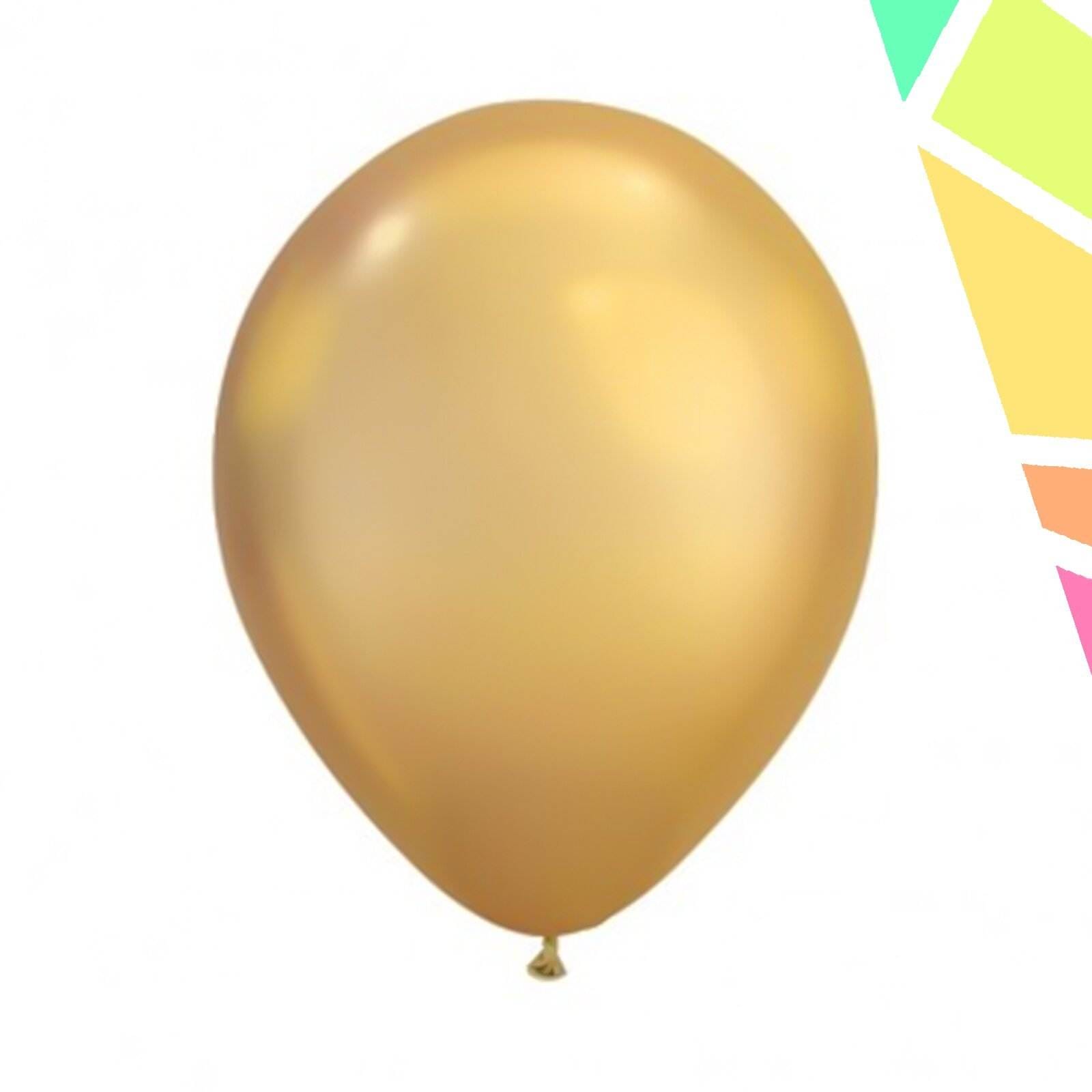 Baloane 2,8 g, aurii, 100 buc/set - imagine 1