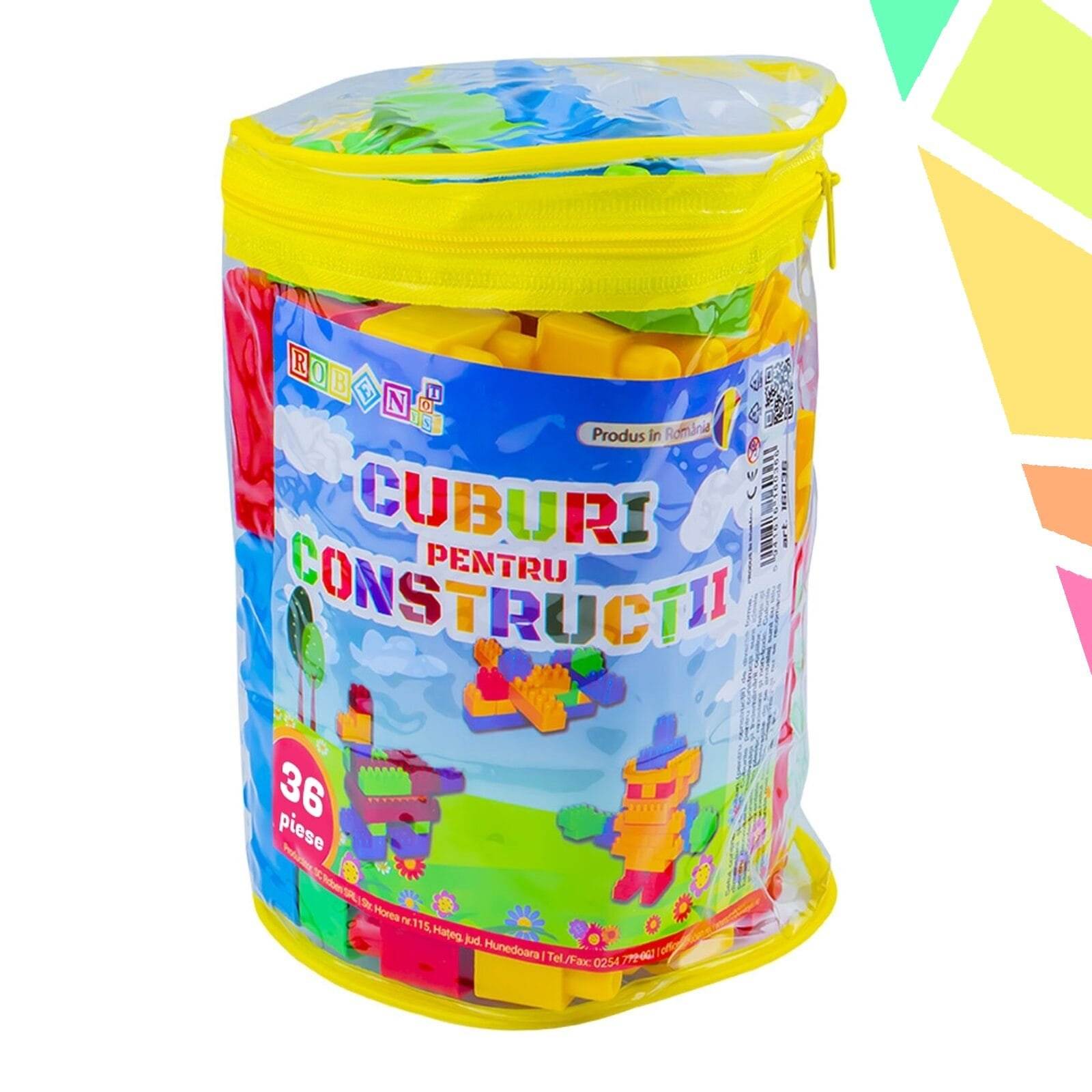 p2104 1 Cuburi 36 piese - ROBENTOYS - imagine 1