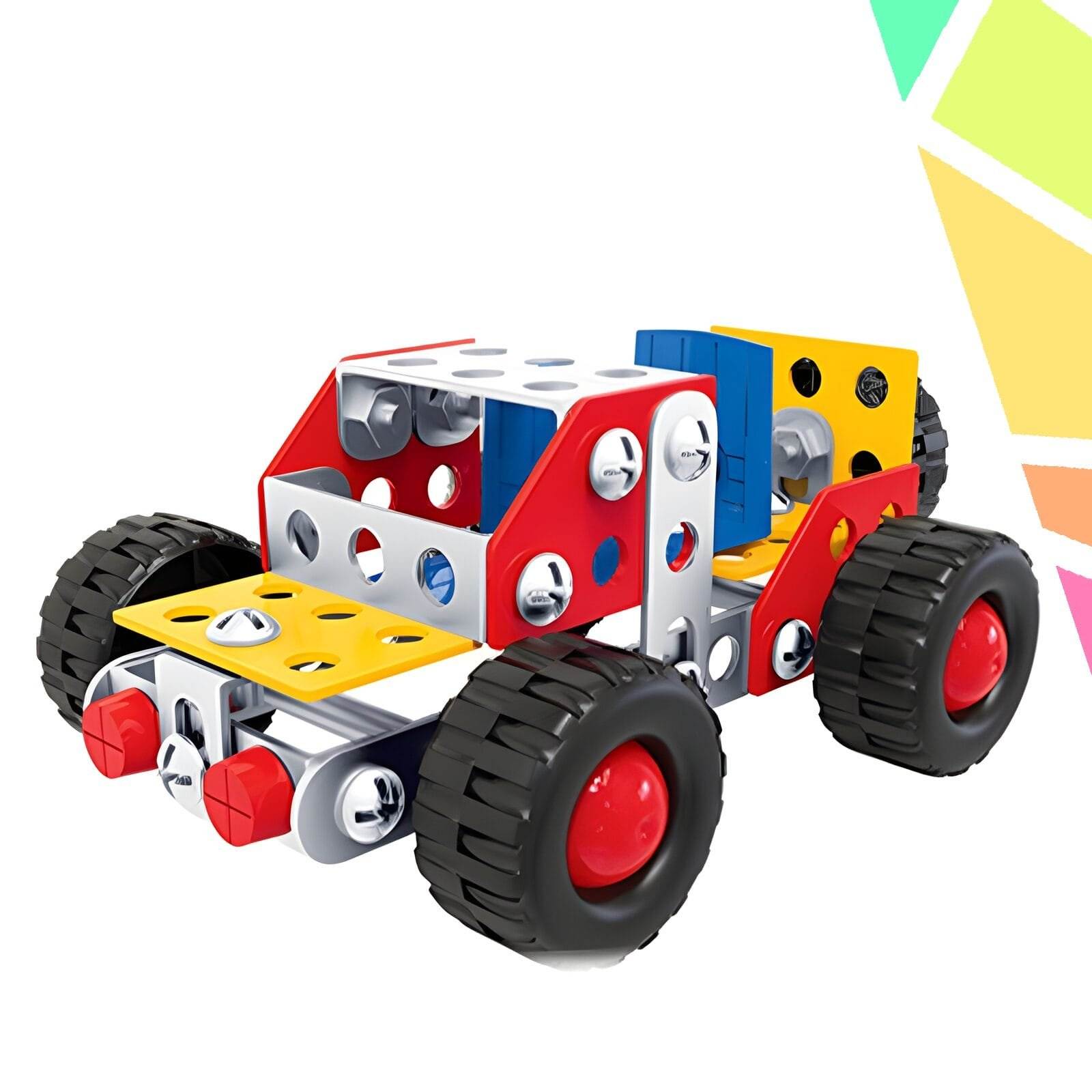 Joc constructii metal, Masina, 90 piese - imagine 1