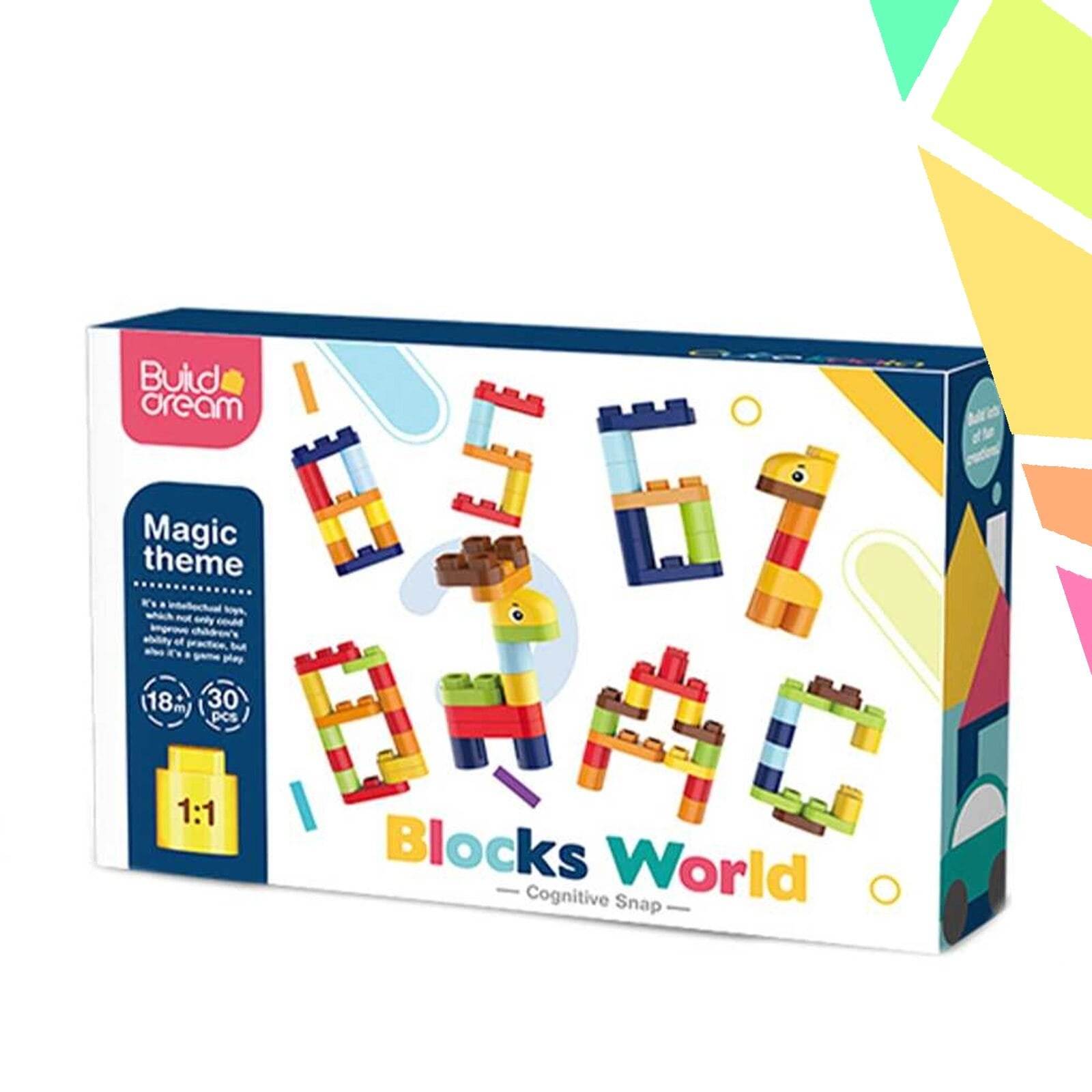 p2202 Joc constructii, 30 piese maxi - imagine 1