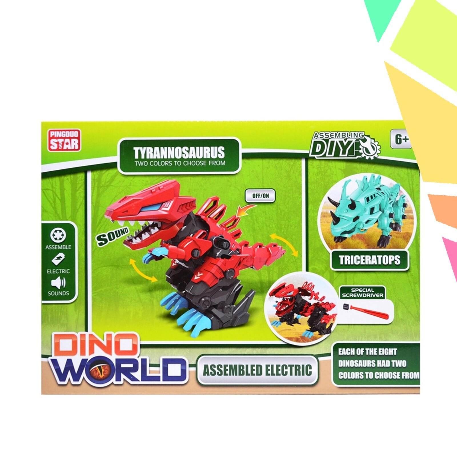 p2210 1 Cuburi constructii Robozaur, cu baterii - BIPLANE RAPTOR - imagine 1