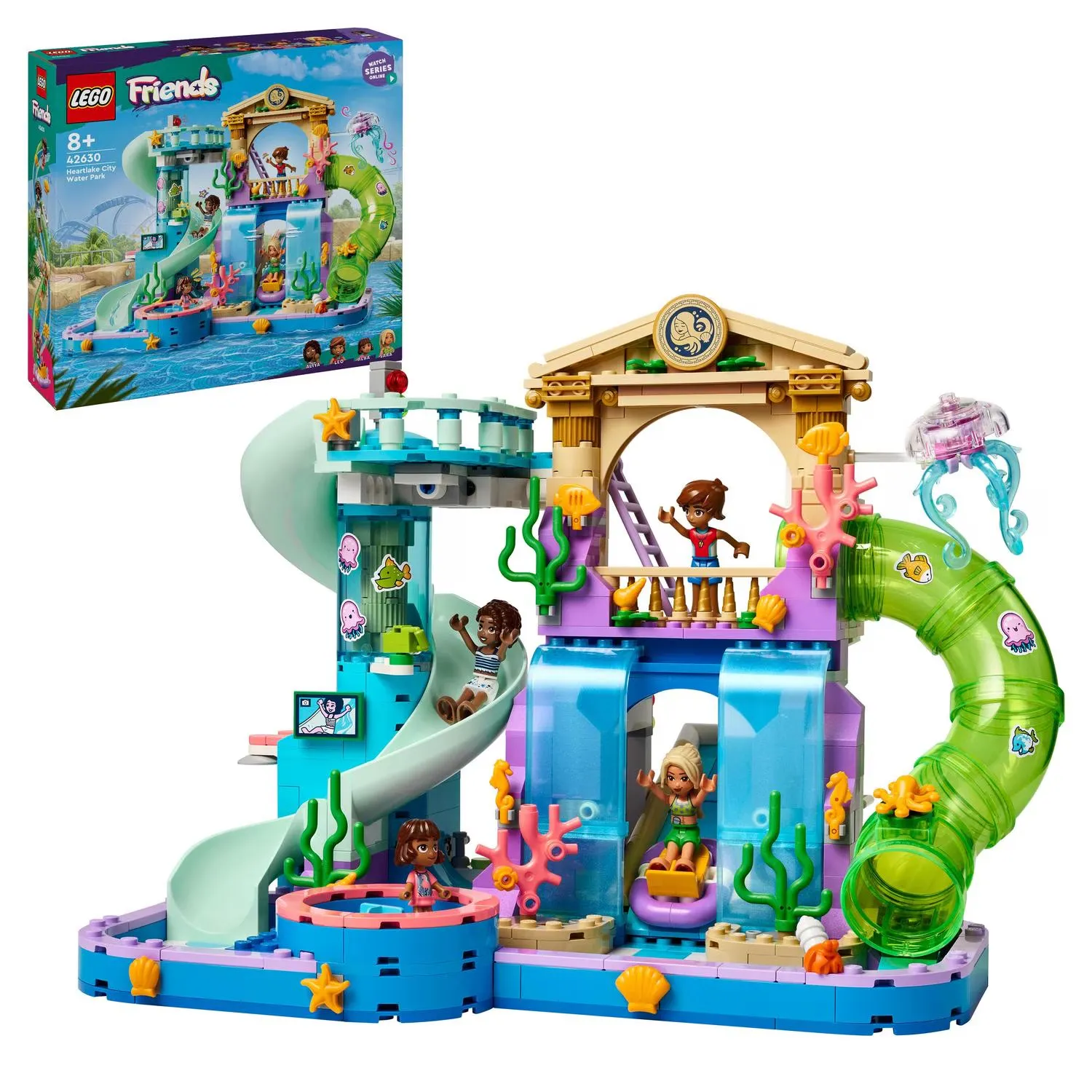 LEGO® Friends - Parc acvatic din orasul Heartlake 42630, 814 piese - imagine 1