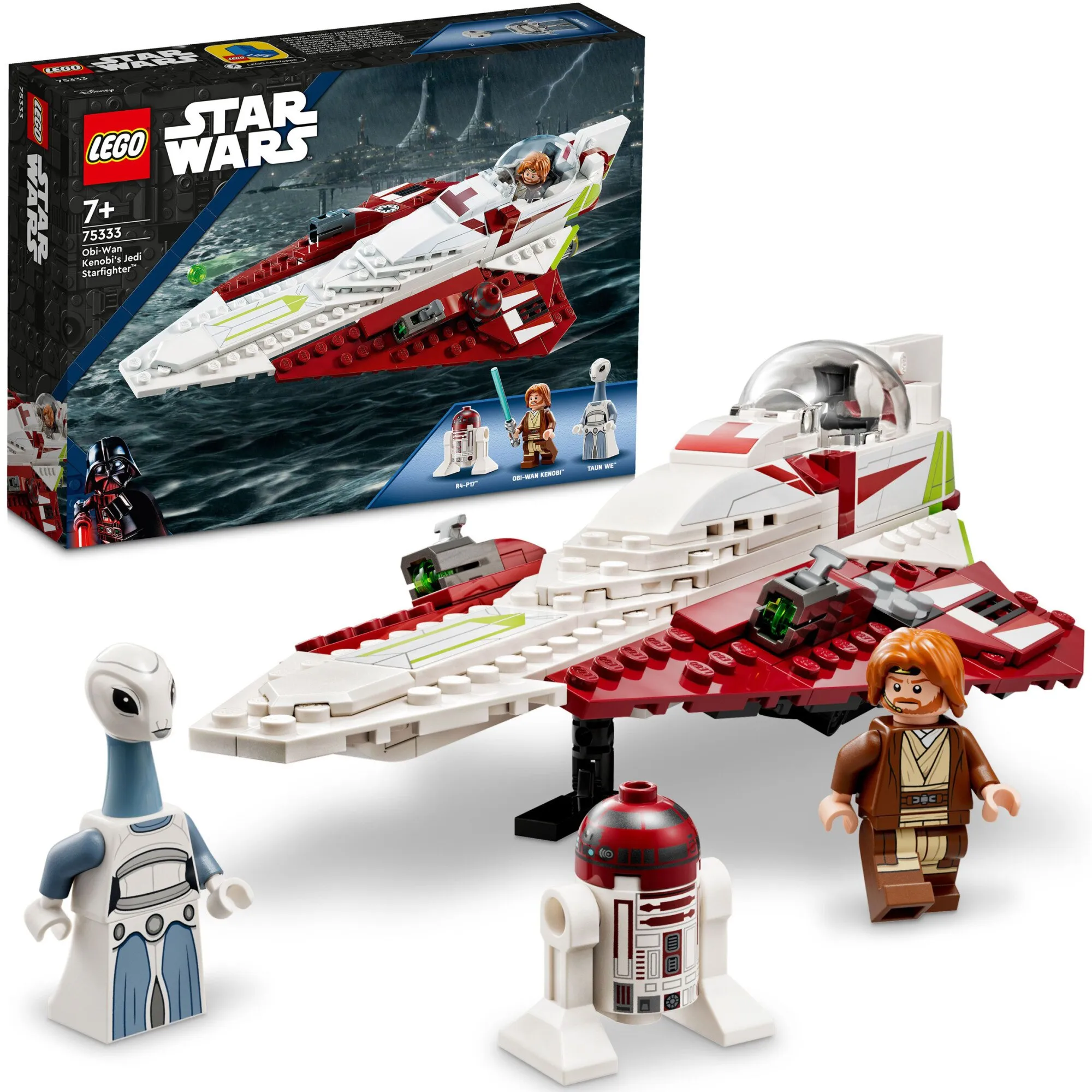 LEGO® Star Wars™ - Jedi Starfighter™-ul lui Obi-Wan Kenobi™ 75333, 282 piese - imagine 1