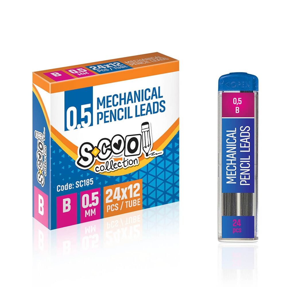 Mine creion mecanic 0.5 mm, B - S-COOL - imagine 1