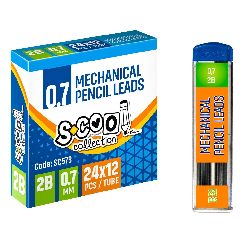 Mine creion mecanic 0,7mm, 2B - S-COOL - imagine 1