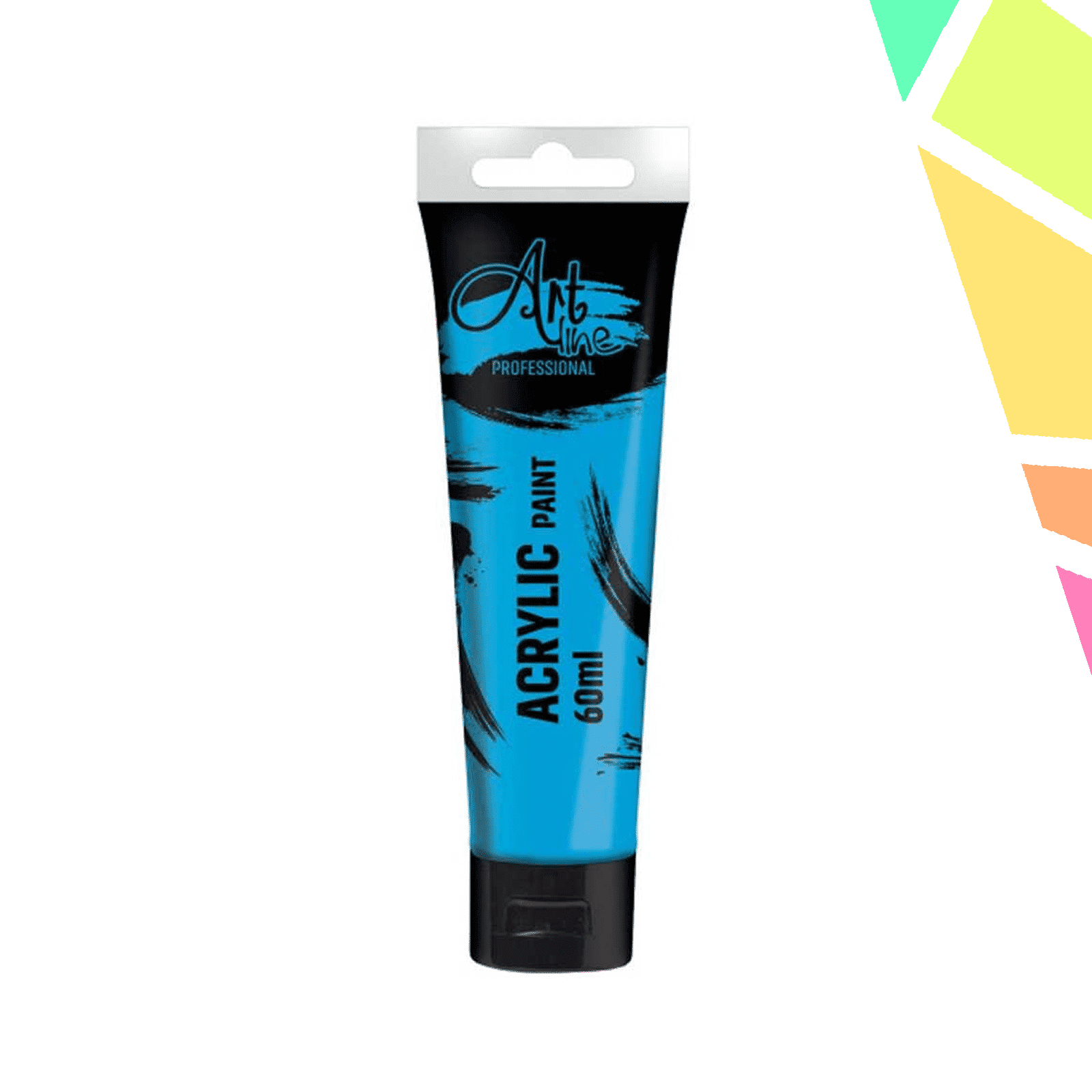 Vopsea acrilica Art, 60 ml, 6buc/set, BLUE CERULEAN - ARTLINE - imagine 1