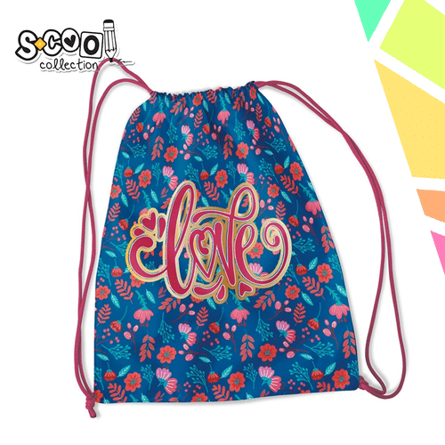 Sac sport LOVE, 46x35.5cm - S-COOL - imagine 1