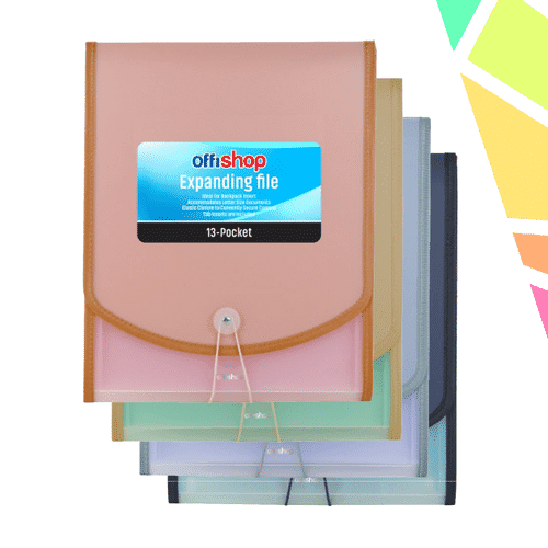 Mapa expandabila, 13 compartimente - OFFISHOP - imagine 1