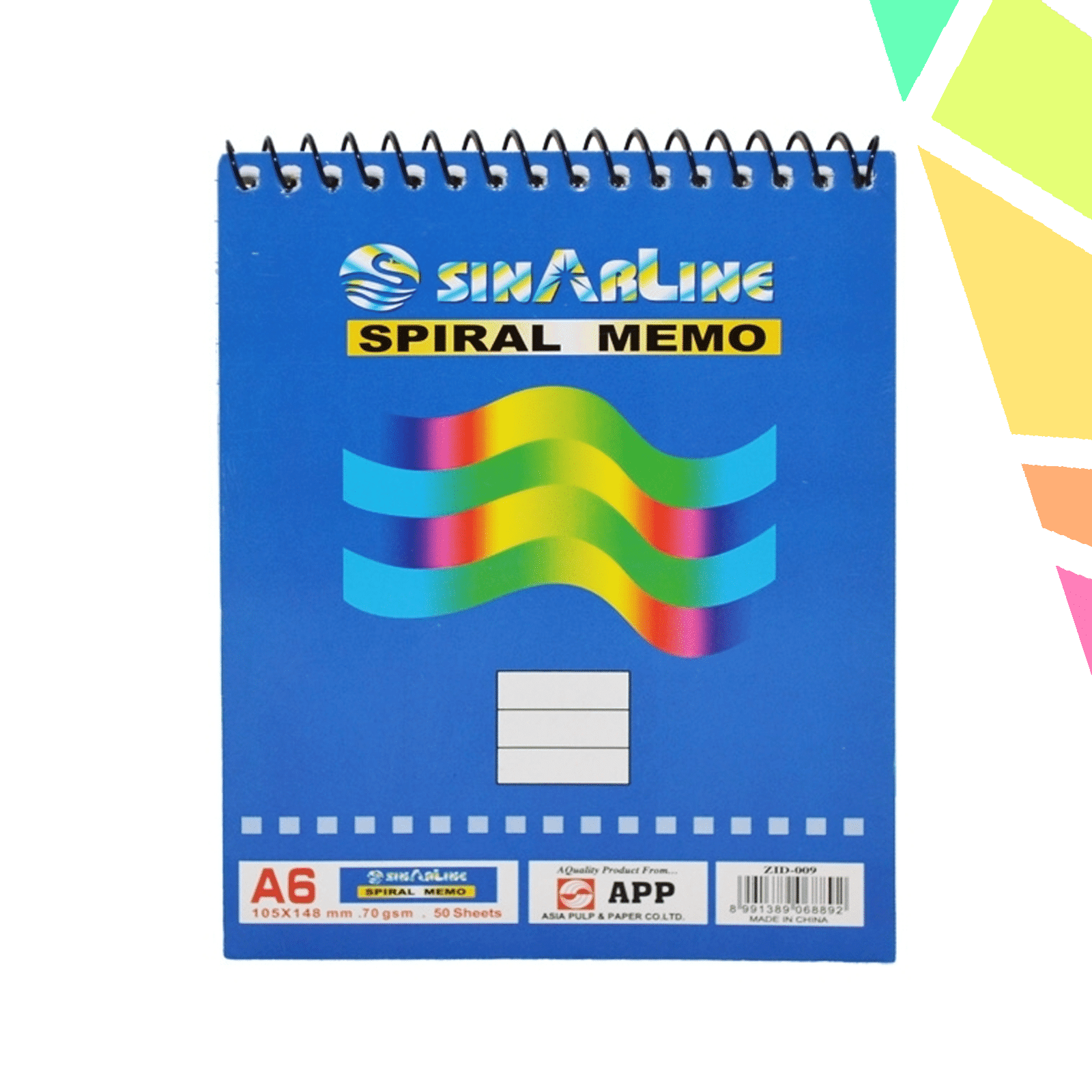 Notes A6, cu arc, 50 file, DR - imagine 1