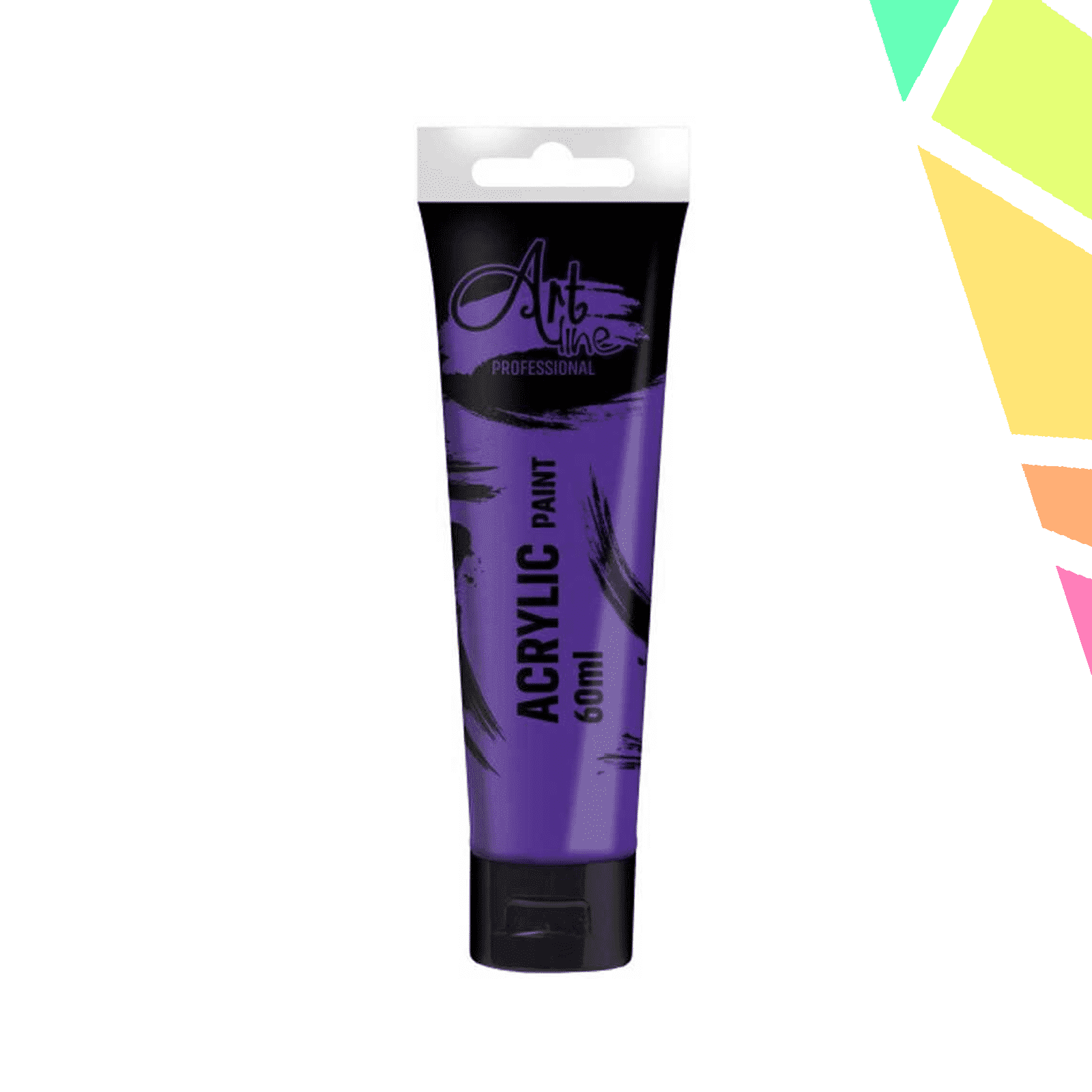 Vopsea acrilica Art, 60 ml, 6buc/set, VIOLET - ARTLINE - imagine 1