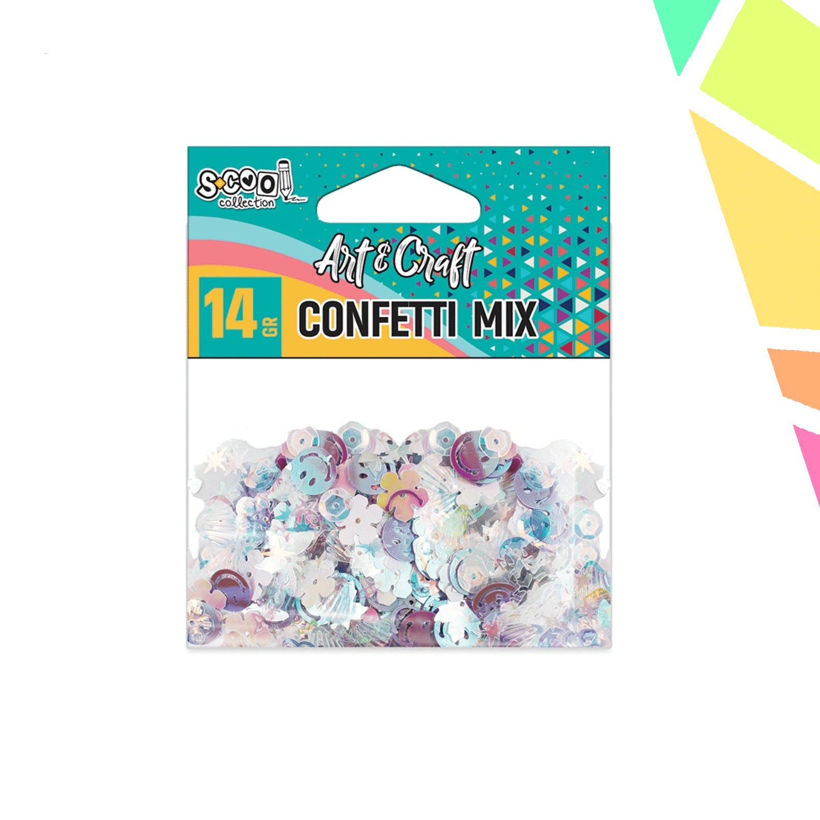Accesorii craft, confetti diverse modele, 14 gr - S-COOL - imagine 1