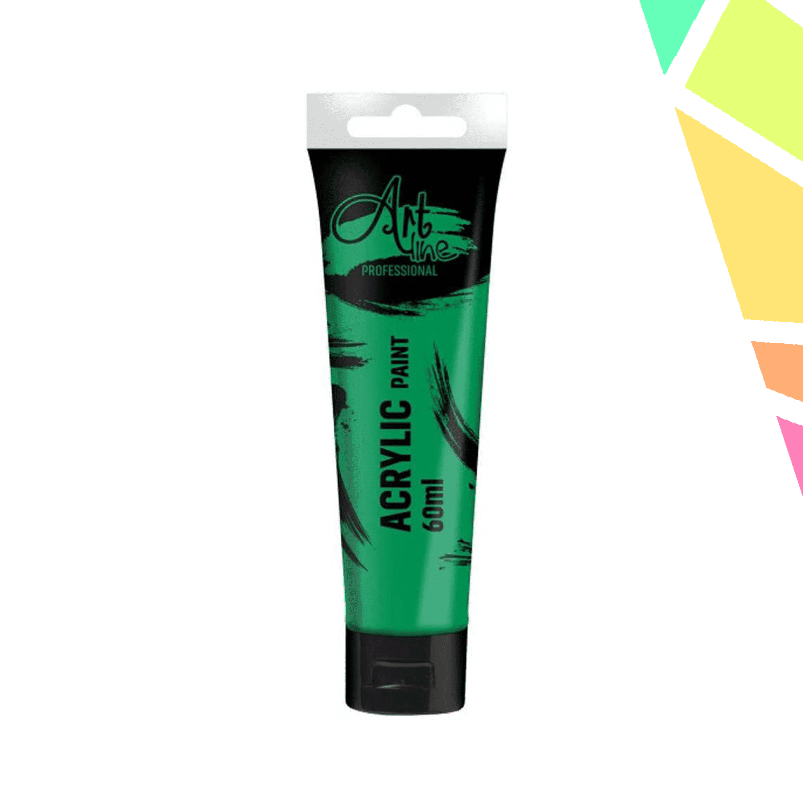 Vopsea acrilica Art, 60 ml, 6buc/set, GREEN SAP - ARTLINE - imagine 1