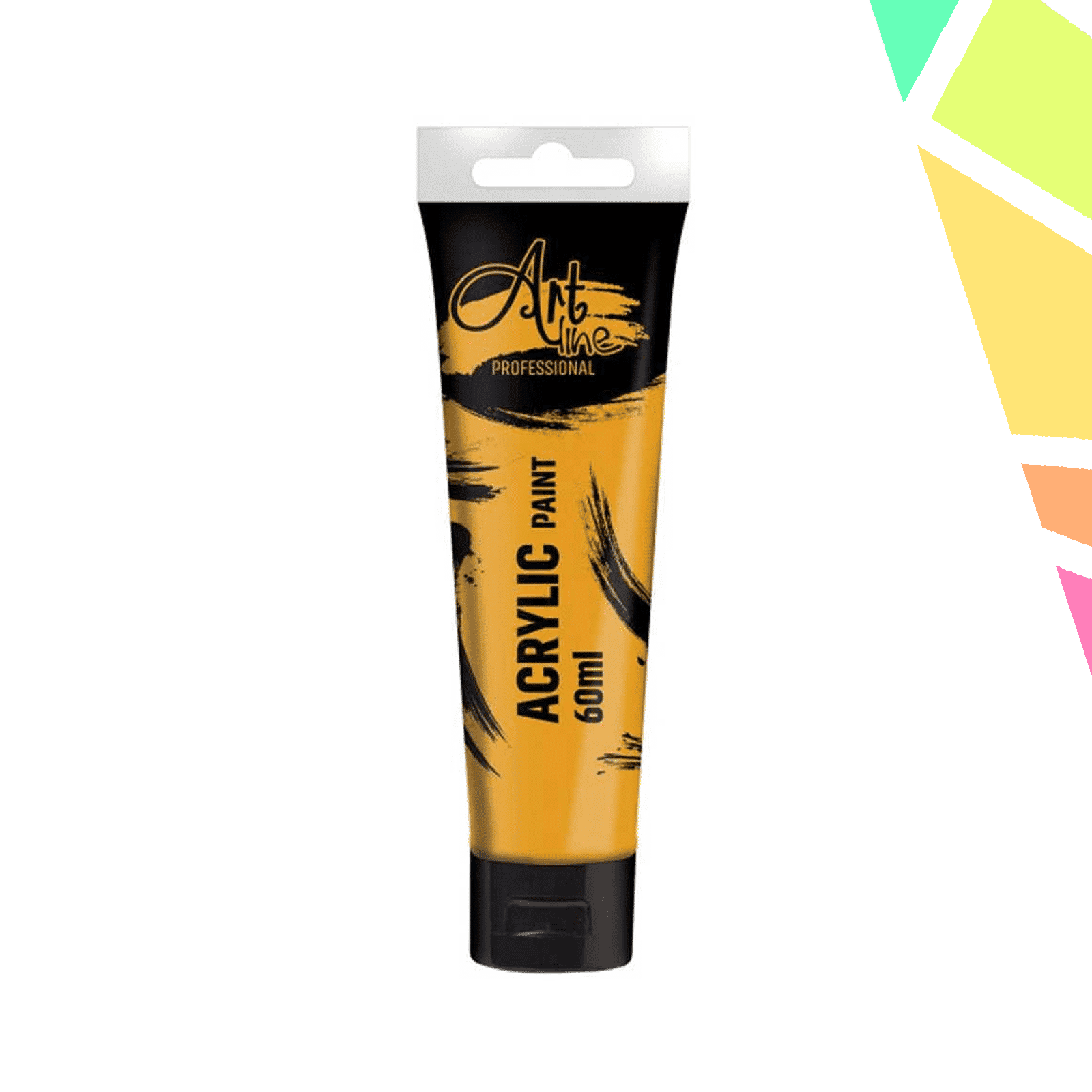 Vopsea acrilica Art, 60 ml, 6buc/set, RAW SIENNA - ARTLINE - imagine 1