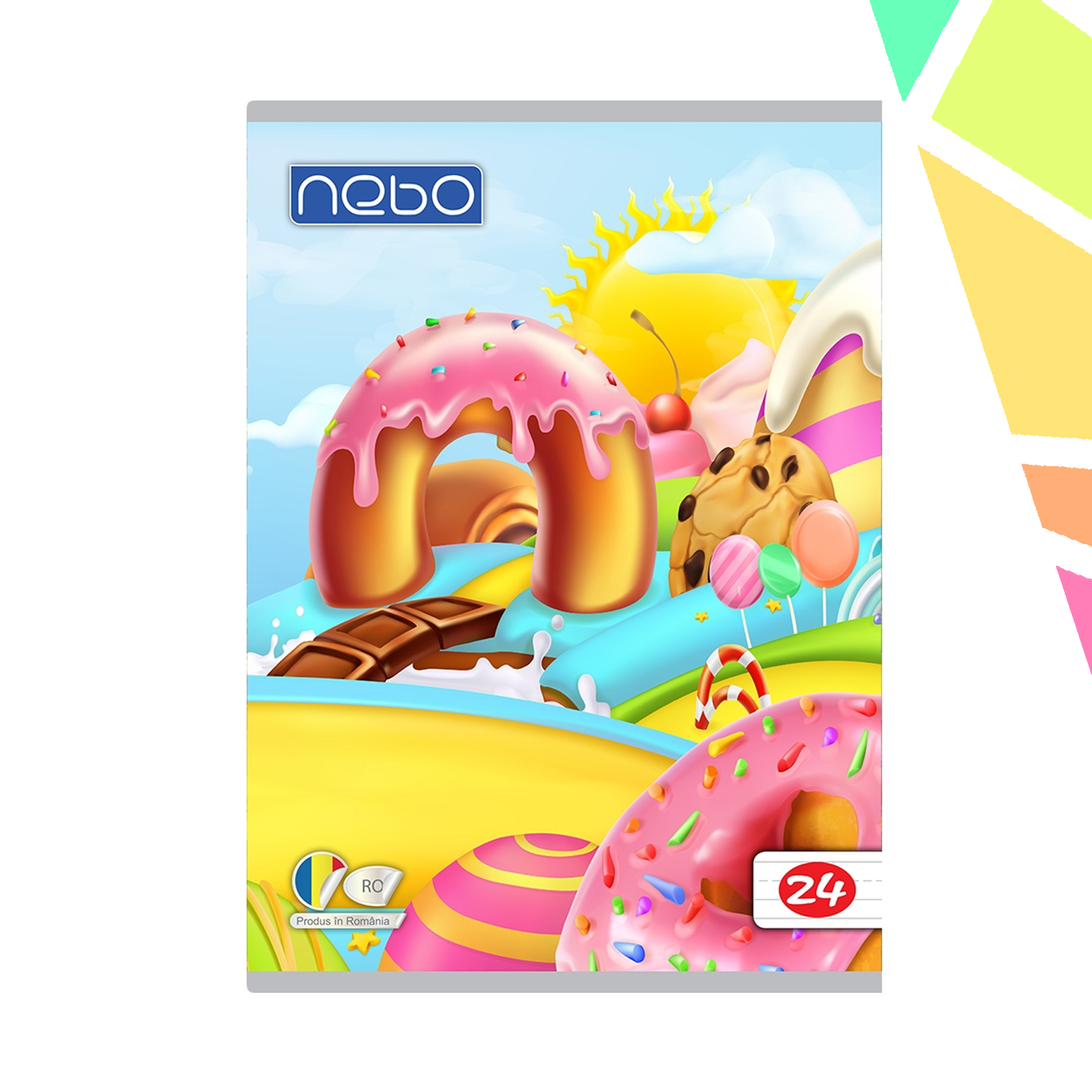 Caiet A5 tip II 24 file - NEBO - imagine 1