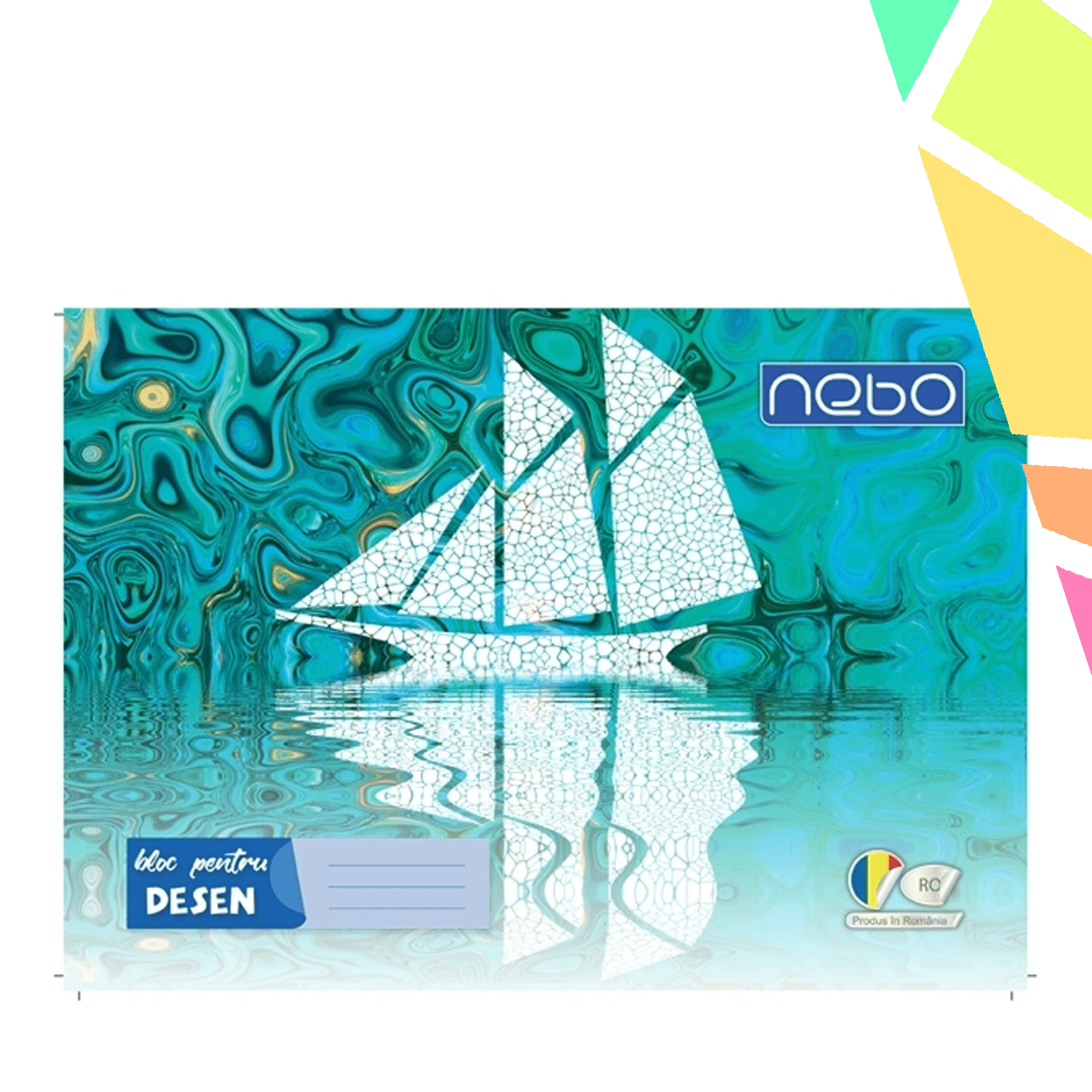 Bloc desen A4 16 file 170 g/mp - NEBO - imagine 1