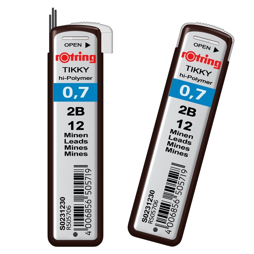 Mine creion 0.7 mm 2B - ROTRING - imagine 1