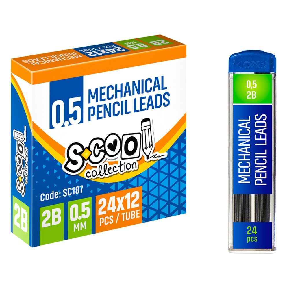 Mine creion mecanic 0,5mm, 2B - S-COOL - imagine 1