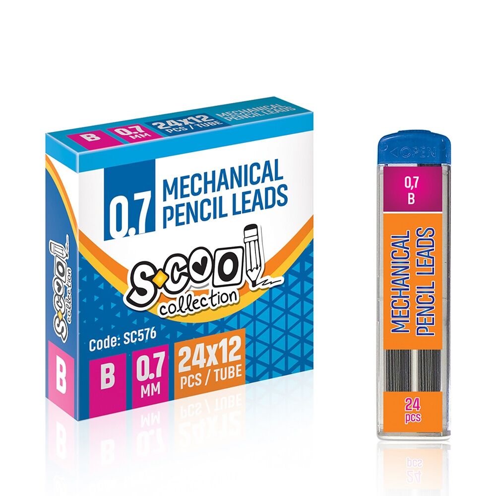 Mine creion mecanic 0.7 mm, B - S-COOL - imagine 1