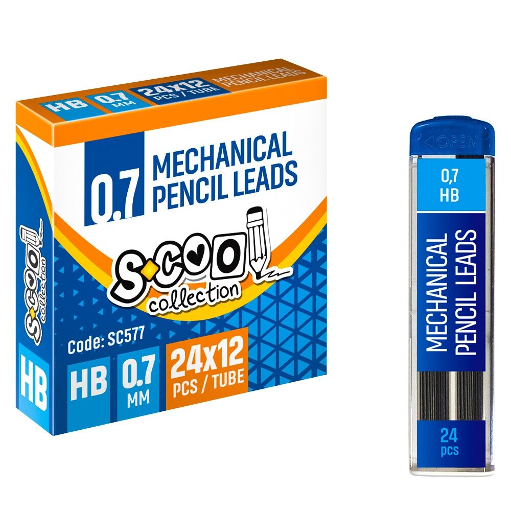 Mine creion mecanic 0,7mm, HB - S-COOL - imagine 1